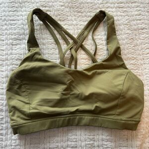 Lululemon green sports bra